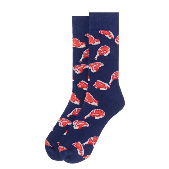 Men's Meat Lovers Novelty Sock - Picture 3 of 4